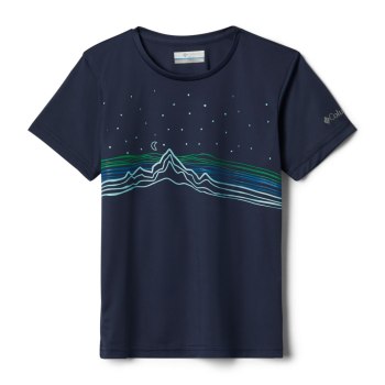 Columbia Majice Za Djevojčice - Terra Trail Short-Sleeve Tamnoplave | TSMP-04731